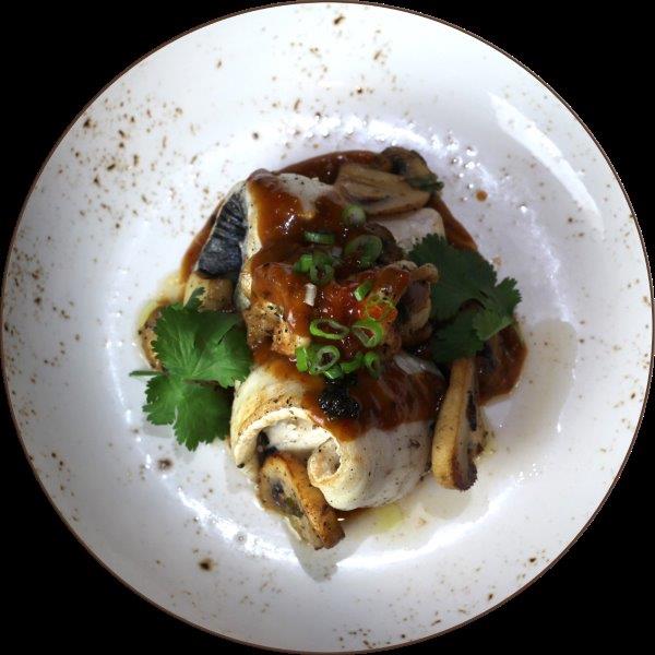 SEA BASS WITH SPINACH